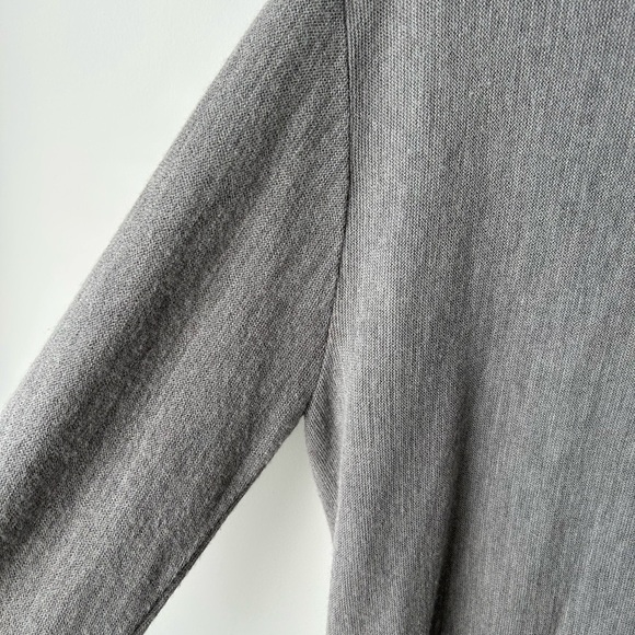 VTG Lacoste Gray Cardigan Sweater Men's Large 100% Orlon Acrylic USA MADE - Picture 11 of 13